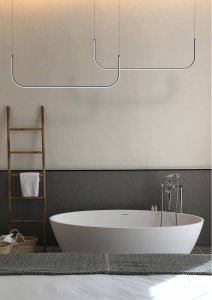 Ledowa lampa wisząca MINIMA MP0095-L80 Step LED 20W 3000K czarna 7