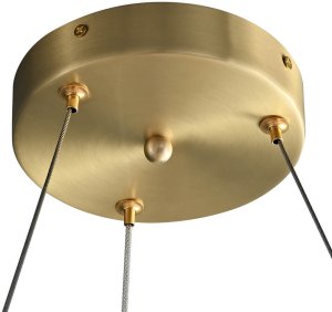 Lampa wisząca glamour PIUMA ST-6289-6 Step do jadalni biała mosiądz 6