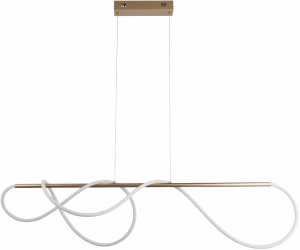 Zwisowa lampa Attalea 97629 Endon LED 43W 3000K wąż świetlny złota 2