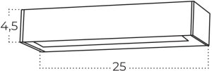 Kinkiet Azzardo Kinkiet elewacyjny LED ROSVIK AZ5848 12W 3000K IP54 czarny 3