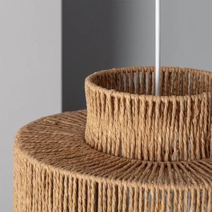 Salonowa lampa wisząca Boho ABR-LW14-BH-E27 Abruzzo tuba brązowy 3