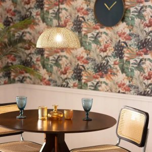 Jadalniana lampa wisząca Maestro ABR-LWE-E27 Abruzzo metalowa złota 6