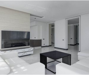 Designerski stolik do salonu Kaja Home KS-18 STOLIK Kaja metalowy czarny 4