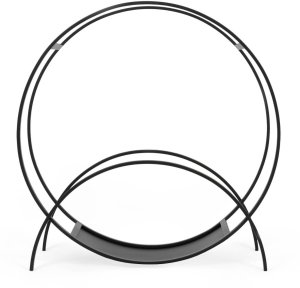 Kaja Stojak na drewno okrąg Home KS-21 STOJAK WOOD RING M metalowy czarny 4