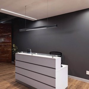 Lampa liniowa 1040 Domeno LED 40W 4000K regulowana do kuchni czarna 8