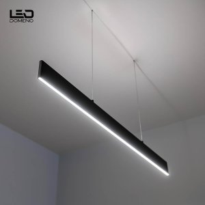 Zawieszana lampa nad wyspę 1082 Domeno LED 30W 4000K belka do kuchni czarna 5