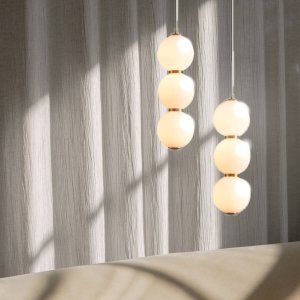 Kulista lampa wisząca PERLA ST-CP231222-3L gold LED 12W 3000K złota biała 6