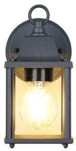 Elewacyjna lampa ścienna MIRANDE 262260142 metalowa szklana IP23 antracyt 3