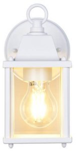 Metalowa lampa ścienna na taras MIRANDE 262260131 IP23 biała 3