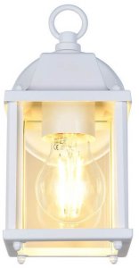 Metalowa lampa ścienna na taras MIRANDE 262260131 IP23 biała 6