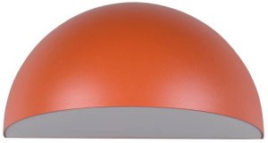Ścienna lampa metalowa MAAS 262460140 kopuła IP44 pomarańczowa 3