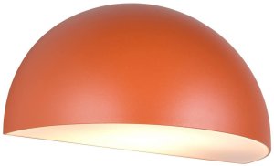 Ścienna lampa metalowa MAAS 262460140 kopuła IP44 pomarańczowa 5