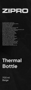 ZIPRO Thermo-mug 700 ml Stainless Steel Beige 6