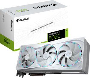 RTX 5090 32GB Gigabyte AORUS Stealth ICE GDDR7 3 Fan 1
