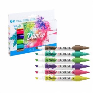 EcoLine Ecoline Duotip marker set Botanic* | 6 colours 4