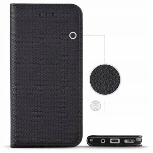 Etui Smart Magnet do Xiaomi Redmi Note 14 Pro 4G (Global), BLACK / CZARNY 4
