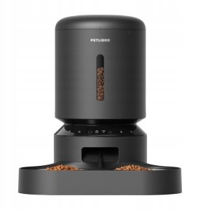 Dozownik karmy Petlibro Granary z podwójną miską, Wifi, 5L(czarny) 2