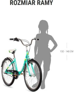 KELLYS MAGGIE MORSKI KOŁA 24 2025 RAMA 11 WZROST (130-140 CM) 5