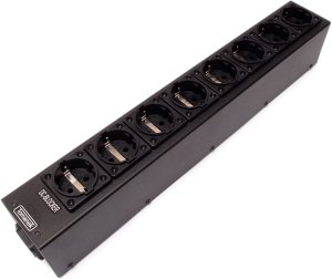 Tomanek TAP8S+ - listwa zasilająca SLIM jednorzędowa do sprzętu audio z filtrem sieci oraz dc blockerem 3