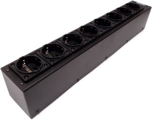 Tomanek TAP8S+ - listwa zasilająca SLIM jednorzędowa do sprzętu audio z filtrem sieci oraz dc blockerem 4