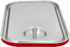 Pokrywa GN 1/1 z uszczelką silikonową ze stali nierdzewnej | TECHNICA, Platinum Line 2