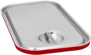 Pokrywa GN 1/1 z uszczelką silikonową ze stali nierdzewnej | TECHNICA, Platinum Line 3