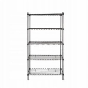 Regał 5-półkowy 1200x450x1800 mm ze stali malowanej proszkowo | TECHNICA, Black Series 2