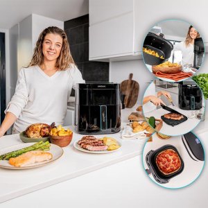 Frytkownica beztłuszczowa Cecotec Frytkownica beztłuszczowa Cecofry DuoHeat 6000 12