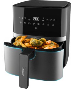Frytkownica beztłuszczowa Cecotec Frytkownica beztłuszczowa Cecofry Full InoxBlack 5500 Connected Pack air fry 3
