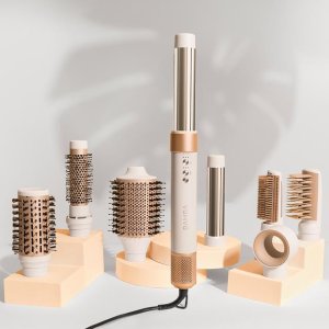 Suszarko-lokówka Cecotec 8w1 Bamba CeramicCare AirGlam Champagne 3