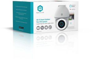 Nedis WIFICO22CWT kamera przemysłowa Douszne Kamera bezpieczeństwa IP Zewnętrzna 1920 x 1080 px Sufit / Ściana 12