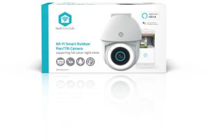 Nedis WIFICO22CWT kamera przemysłowa Douszne Kamera bezpieczeństwa IP Zewnętrzna 1920 x 1080 px Sufit / Ściana 10