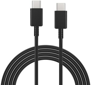 Ładowarka EcoBox ECOBOX ŁADOWARKA SIECIOWA 3,6A 25W CZARNA PD TYP-C TA800 DC03 + KABEL USB PD TYP-C - TYP-C 1M 2