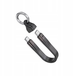 Kabel USB EcoBox USB-C - USB-C 0.13 m Czarny (36081) 2