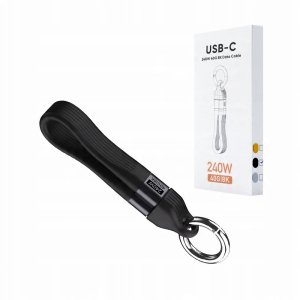 Kabel USB EcoBox USB-C - USB-C 0.13 m Czarny (36081) 3