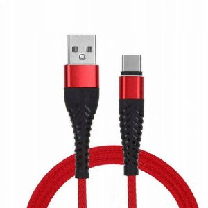 Kabel USB USB-A - USB-C 2 m Czerwony (27971) 2