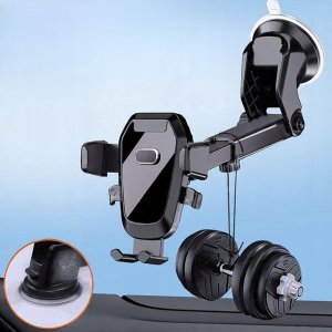 ECOBOX UCHWYT SAMOCHODOWY SZYBA CZARNY 4