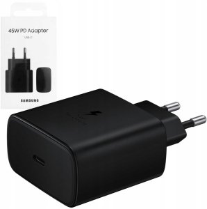 SAMSUNG ŁADOWARKA SIECIOWA TYP-C PD EP-TA845 45W CZARNY BOX 1
