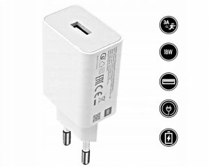 ŁADOWARKA SIECIOWA XIAOMI MDY-10-EF FAST CHARGER BIAŁA 2.5A 4