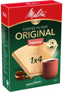 Melitta Filtry papierowe do kawy 1x4 ORIGINAL INTENSE, GOURMET 240szt, rozmiar 4 3
