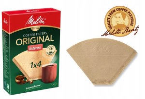 Melitta Filtry papierowe do kawy 1x4 ORIGINAL INTENSE, GOURMET 240szt, rozmiar 4 8