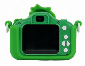 Aparat Cyfrowy 48mp Kamera 1080p Dla Dziecka 5x Gry Mp3 Xrec X2 / Dinozaur Zielony 3
