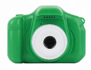 Aparat Cyfrowy 48mp Kamera 1080p Dla Dziecka 5x Gry Mp3 Xrec X2 / Dinozaur Zielony 5