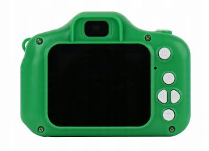Aparat Cyfrowy 48mp Kamera 1080p Dla Dziecka 5x Gry Mp3 Xrec X2 / Dinozaur Zielony 6
