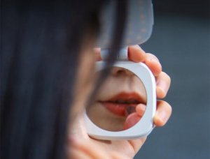 Lampa Led + Lusterko Na Magnes Do Telefonu Magsafe Zdjęcia Selfie Vlog / C140 / Biały 6