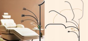 Lampa Led Kosmetyczna Bezcieniowa Moon Stojąca + Kółka 45w Marinelli Gx520r / Biały 11