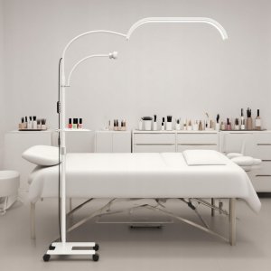 Lampa Led Kosmetyczna Bezcieniowa Moon Stojąca + Kółka 45w Marinelli Gx520r / Biały 2