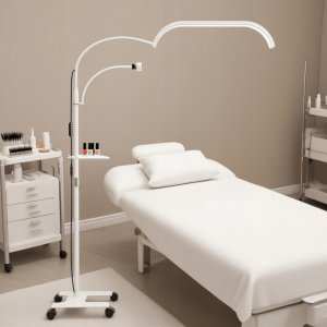 Lampa Led Kosmetyczna Bezcieniowa Moon Stojąca + Kółka 45w Marinelli Gx520r / Biały 3