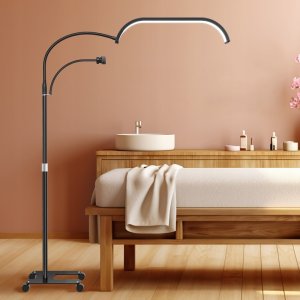 Lampa Led Kosmetyczna Bezcieniowa Moon Stojąca + Kółka 45w Marinelli Gx520r / Biały 8