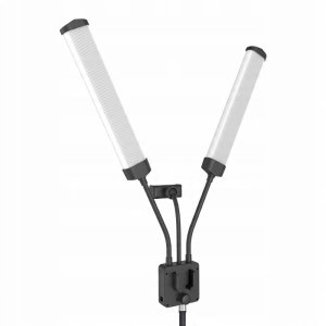 Podwójna Giętka Lampa Led Kosmetyczna Fotograficzna Video 40w + Pilot / M46 / Czarny 8